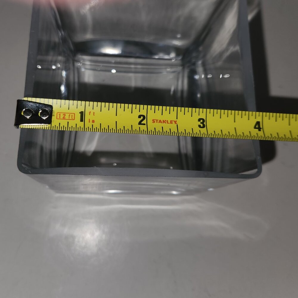 Glass Vase Square - Picture 5 of 9